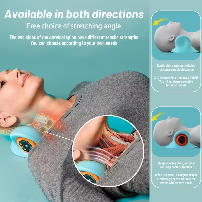Portable Cervical Massage & Traction Pillow