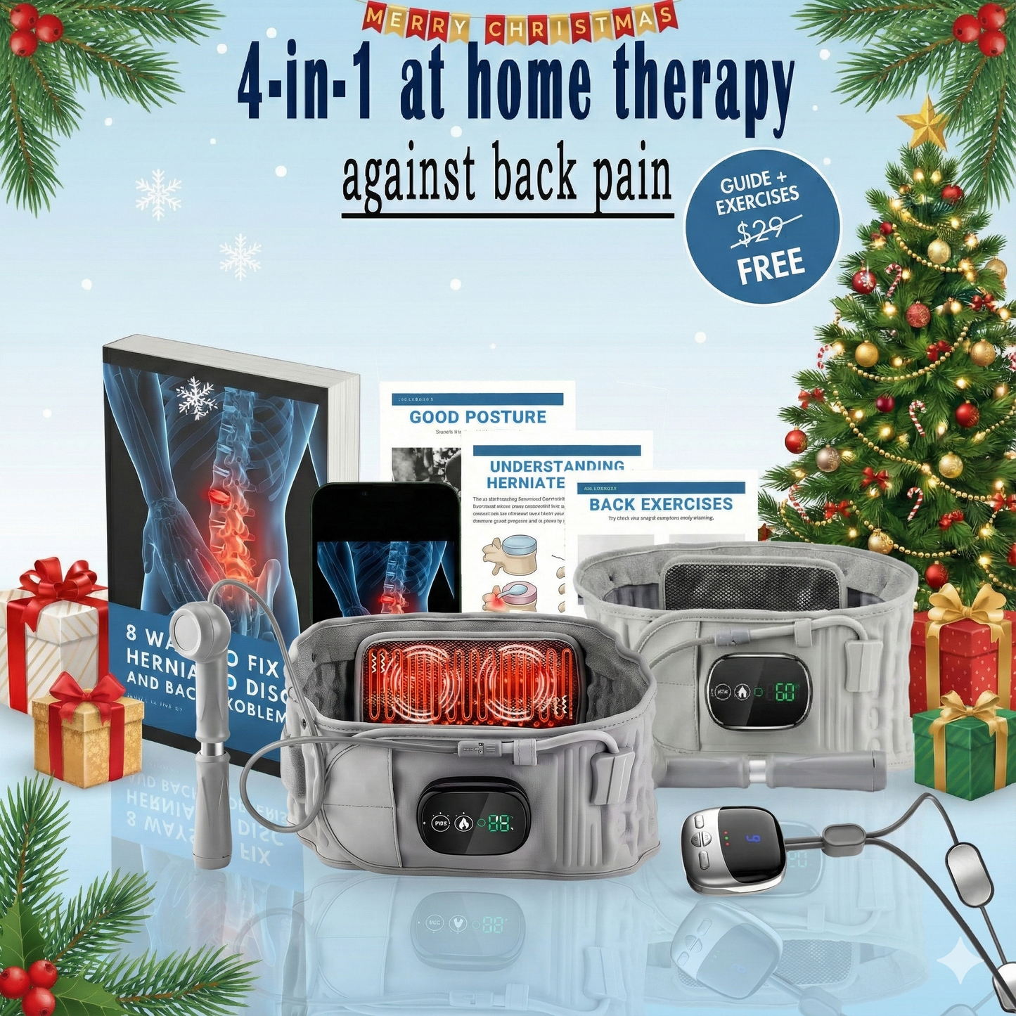 Elyriacare™ - 4-in-1 back belt